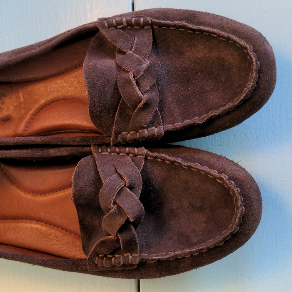 EUC Born Braided Leather Loafer Flats - Picture 7 of 12